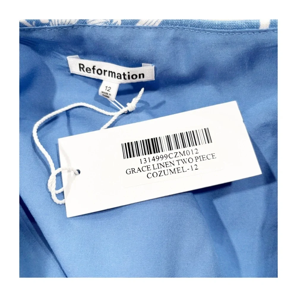 Reformation Grace‎ Linen Two Piece Set